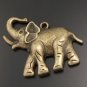 100pcs Elephant jewelry bracelet metal Charm Bead  37 X 26mm