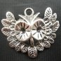 100pcs Owl jewelry bracelet metal Charm Bead  35 X 30mm