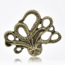 60 XDollhouse Octopus  /jewelry Pendant metal alloy charm 44 x 36mm