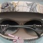 Map design eyeglass case World Global Globe