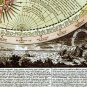 Antique Navigation World Map Cotton Canvos Map Retro Map 108 x 92cm