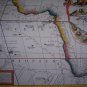 Antique Venice World Map Cotton Canvos Map Retro Map 92 x 56.5cm