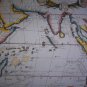 Antique Venice World Map Cotton Canvos Map Retro Map 92 x 56.5cm