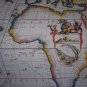 Antique Venice World Map Cotton Canvos Map Retro Map 92 x 56.5cm
