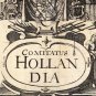 Antique Hollandia Venice World Map Cotton Canvos Map Retro Map 87 x 72cm