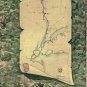Antique World Treasure Map Cotton Canvos Map Retro Map 87 x 72cm