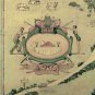 Antique World Treasure Map Cotton Canvos Map Retro Map 87 x 72cm
