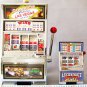 Las Vegas Jackpot Slot Machine Mechanical Bank Metal and Plastic Working