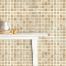 Mosaic Sticker Tile Transfer Bathroom Kitchen 50cm x 50cm Beige