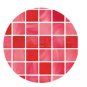 Mosaic Sticker Tile Transfer Bathroom Kitchen 50cm x 50cm Red