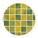 Mosaic Sticker Tile Transfer Bathroom Kitchen 50cm x 50cm Yellow Green