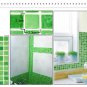 Mosaic Sticker Tile Transfer Bathroom Kitchen 50cm x 50cm Green