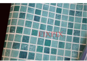Mosaic Sticker Tile Transfer Bathroom Kitchen 50cm x 50cm Ocean Blue