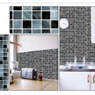 Mosaic Sticker Tile Transfer Bathroom Kitchen 50cm x 50cm Black