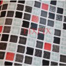 Mosaic Sticker Tile Transfer Bathroom Kitchen 50cm x 50cm Black Red