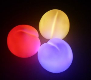 10pcs flash Color Changing Peach Shape Romantic Lamp Light