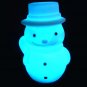 10pcs flash Color Changing Snowman Shape Romantic Lamp Light