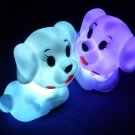10pcs flash Color Changing Dog Shape Romantic Lamp Light