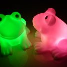 10pcs Flash Color Changing Frog Shape Romantic Lamp Light