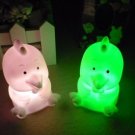 10pcs Flash Color Changing Chicken Shape Romantic Lamp Light