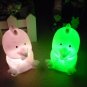 10pcs Flash Color Changing Chicken Shape Romantic Lamp Light