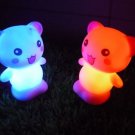 10pcs Flash Color Changing Bear Shape Romantic Lamp Light