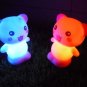 10pcs Flash Color Changing Bear Shape Romantic Lamp Light