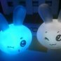 10pcs Flash Color Changing Rabbit Shape Romantic Lamp Light