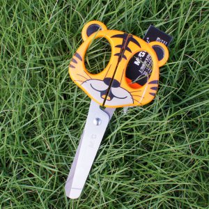 2pcs Tiger Animal Shaped Kid Safety Scissors Art Craft 5''
