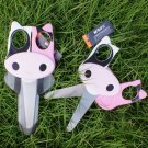 2pcs Cow Animal Shaped Kid Safety Scissors Art Craft 5''