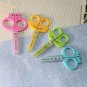 5pcs Seahorse Shaped Kid Safety Scissors Art Craft 5''