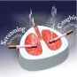 White Cough Screaming Lung Ashtray QUIT SMOKING Gag Gift