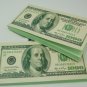 5 x 1000 Dollar Shaped Bill Patten Cover Paper Memo Pad Sticky /Desk Note