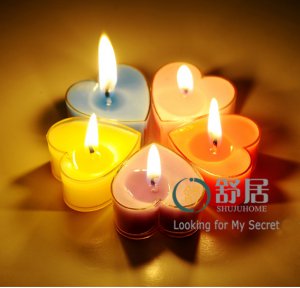 10pcs Heart LOVE Candles Wedding Bridal Shower Favors Decorations