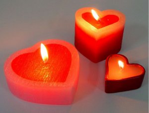29g Heart LOVE Candles Wedding Bridal Shower Favors Decorations