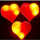 Lot of 25pcs Heart Love Pin Brooch Luminous Party Favor