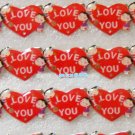 Lot of 25pcs Heart Love Pin Brooch Luminous Party Favor Valentine