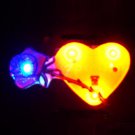 Lot of 25pcs Heart Love Rose Pin Brooch Luminous Party Favor Valentine B1