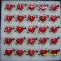 Lot of 25pcs Arrow Heart Love Pin Brooch Luminous Party Favor Valentine B2