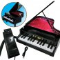 Piano Shaped Telephone Unique Flash Eye Black
