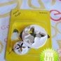 Set Butterfly Flower Cookie Cutter Mold + Stamp