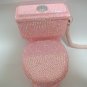 Crystal Rhinestone Toilet Telephone Unique PINK