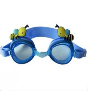 Kid Swimming Pool Bee Slicon Swim Glasses Glass NIB G001