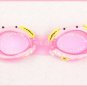 Kid Swimming Pool Crab Slicon Swim Glasses Glass Pink NIB G005