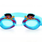 Kid Swimming Pool Slicon Swim Glasses Glass Cartoon Blue NIB G010