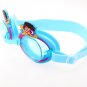 Kid Swimming Pool Slicon Swim Glasses Glass Cartoon Blue NIB G010