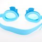 Kid Swimming Pool Slicon Swim Glasses Glass Cartoon Blue NIB G010