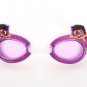 Kid Swimming Pool Slicon Swim Glasses Glass Cartoon Purple NIB G011