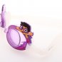 Kid Swimming Pool Slicon Swim Glasses Glass Cartoon Purple NIB G011