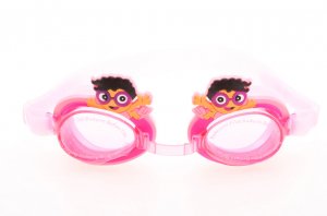 Kid Swimming Pool Slicon Swim Glasses Glass Cartoon Pink NIB G013